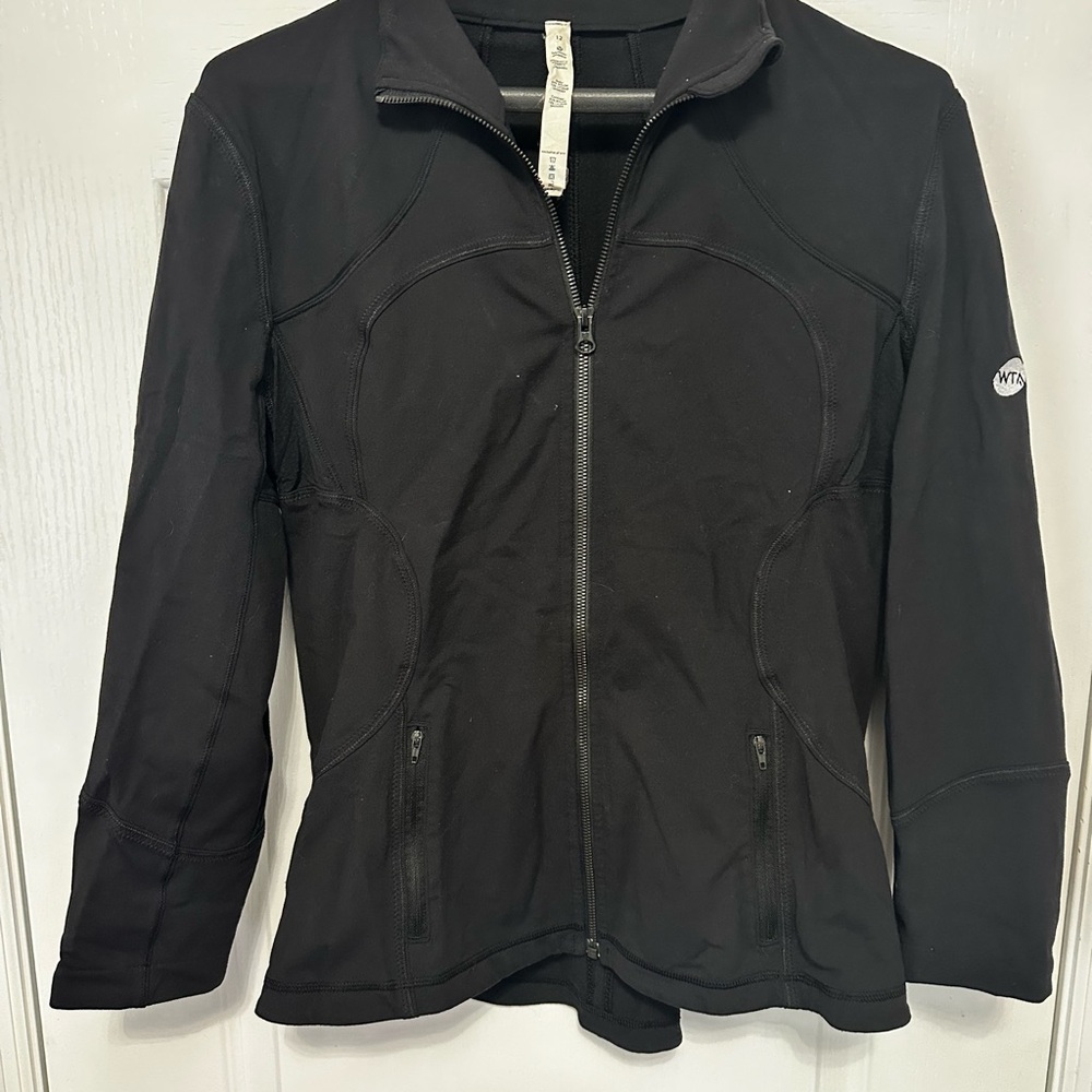lululemon athletica Black Zip-Up Utility Jacket WTA40